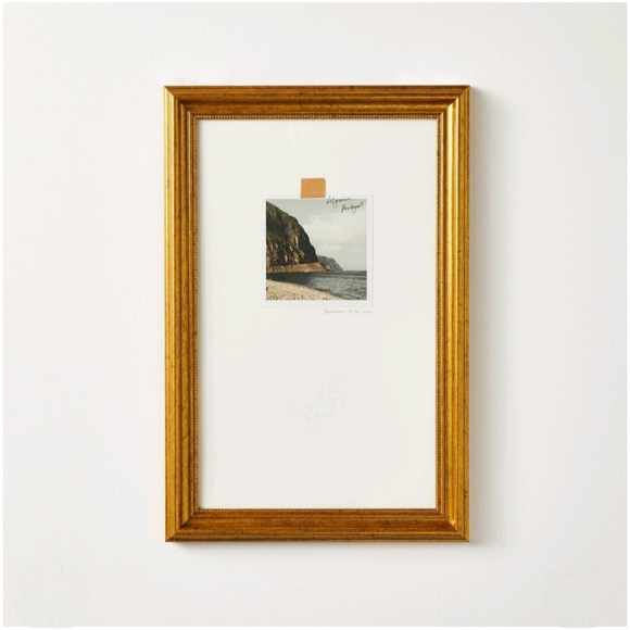 Threshold designed with Studio McGee"x18" Travel Photo Gold Framed Wall … - Picture 1 of 5